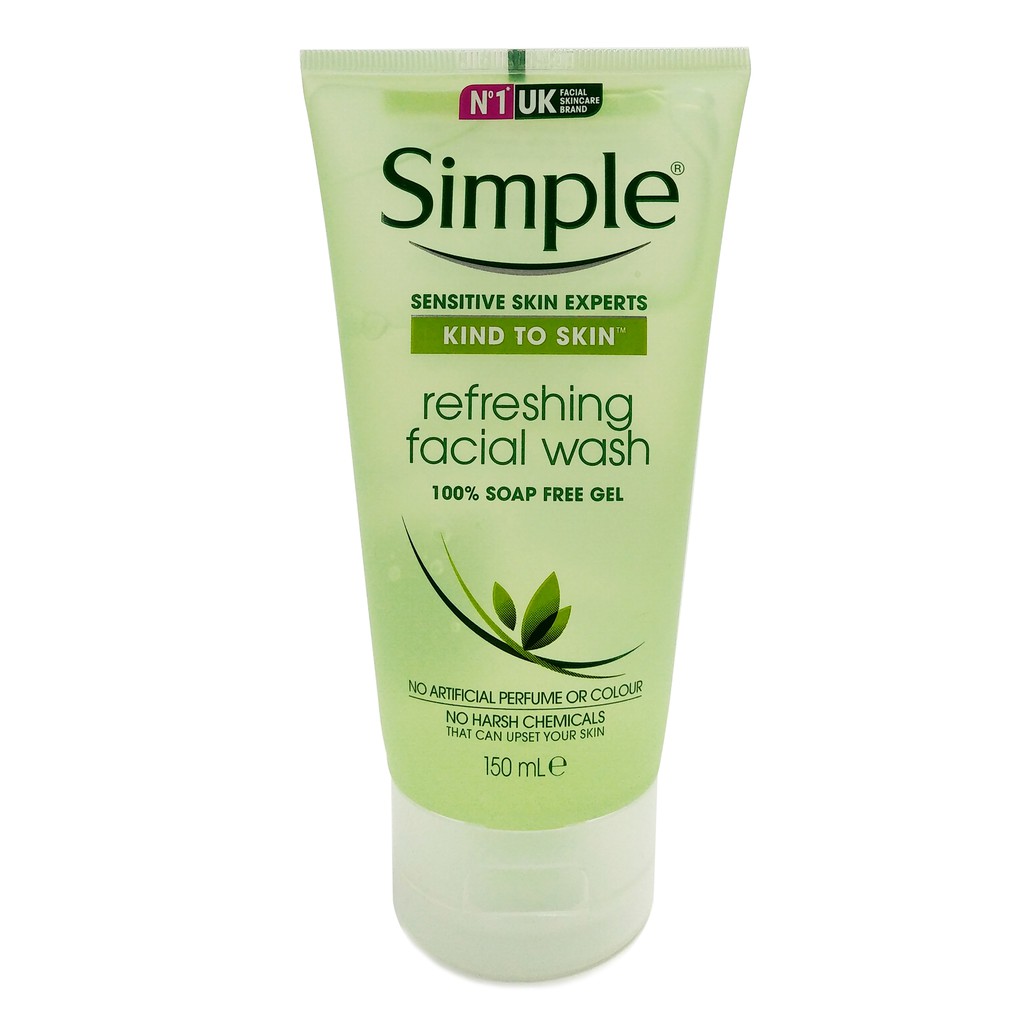 Simple Refreshing Facial Wash Gel (150ml) Shopee Malaysia