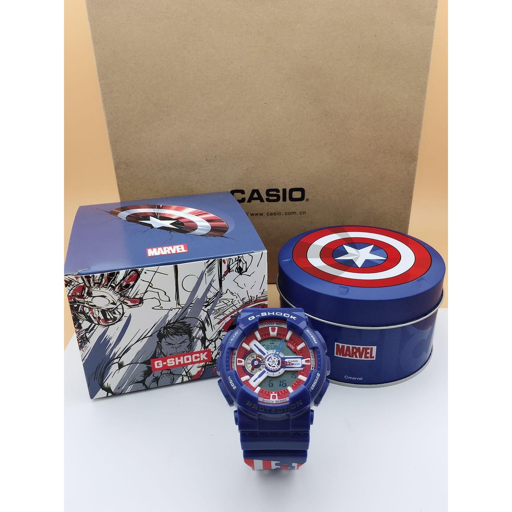 captain america g shock watch