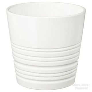 IKEA MUSKOT Plant Pot  White Pasu Bunga Putih  POT  ONLY 