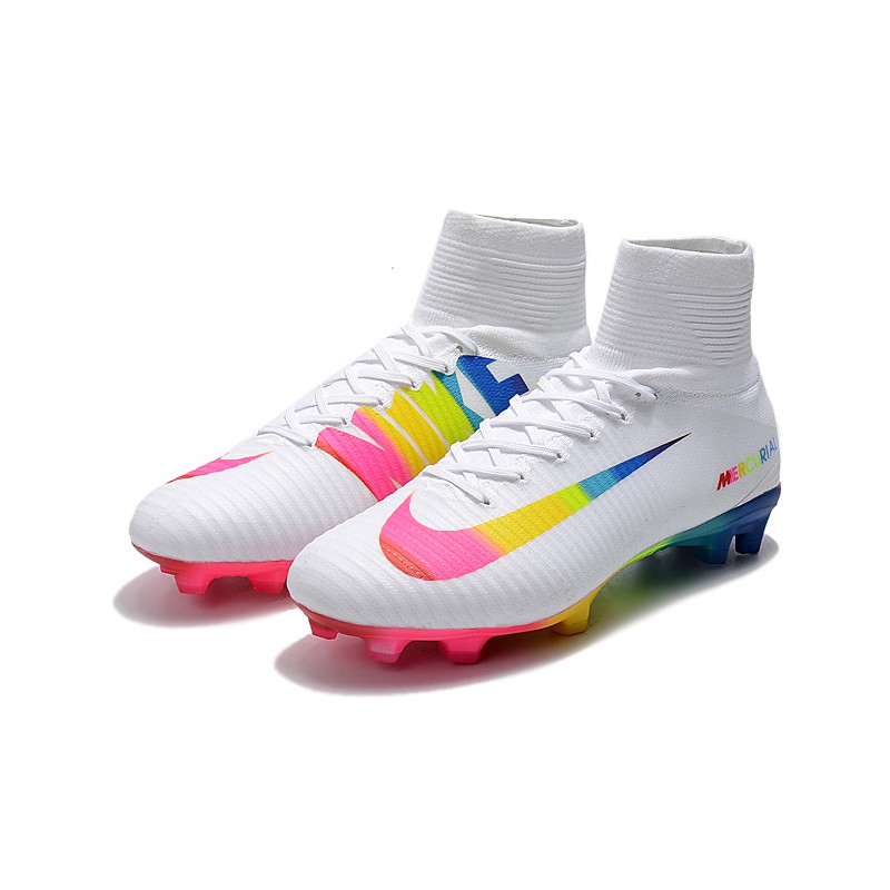 rainbow soccer cleats