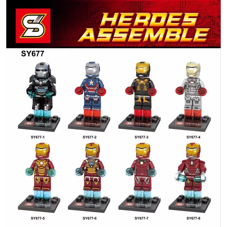 iron man mini lego