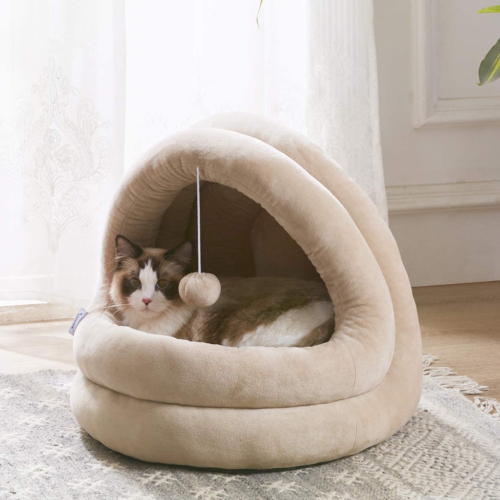 Cat Bed for Indoor Cats, Machine Washable Cat Beds, Cat Beds for Indoor
