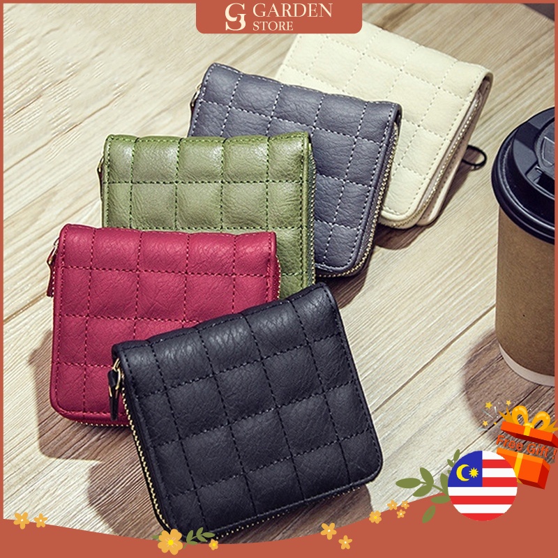 GS Fashion Premium PU Leather Small Hand Wallet Kulit Dompet Wanita Kecil Pemegang Kad Kredit - 876