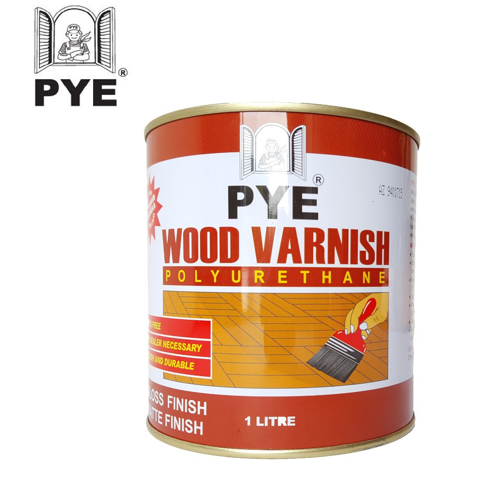 Kemasan Varnis Kayu PYE Wood Varnish Polyurethane (1000 ML) Shopee