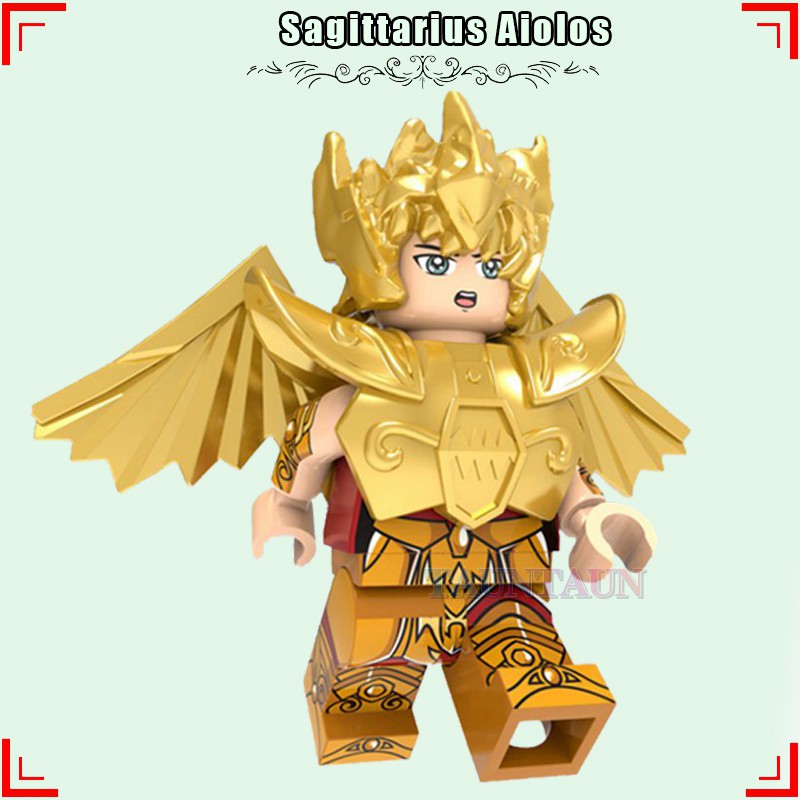 Legoing Saint Seiya Cartoon Anime Movie MiniFigures Saori Kido Hyoga Shiryu  Shun Ikki Aries Mu Taurus Aldebaran Gemini Saga Cancer Death Mask Leo  Aioria Virgo Shaka Libra Dohko Scorpio Milo The Simpsons