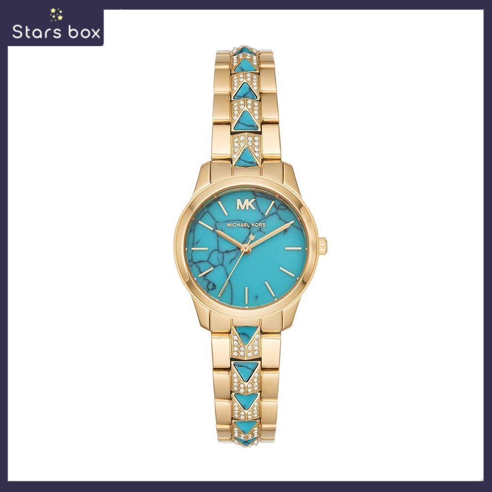 women's blue michael kors watch