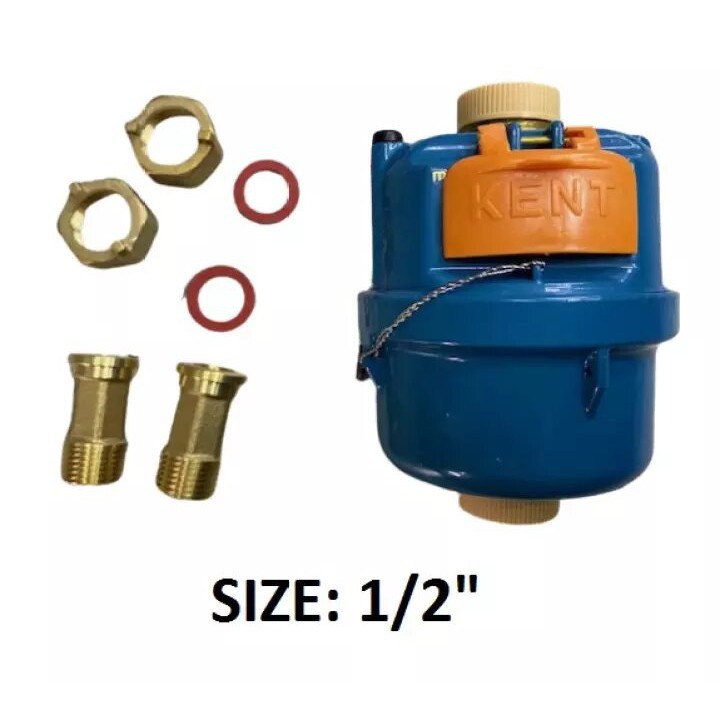 George Kent 1 2 Gkm Water Meter Psm Brass Cold Water Meters Male Screwed Ends 1 2 水表甲接头 Shopee Malaysia