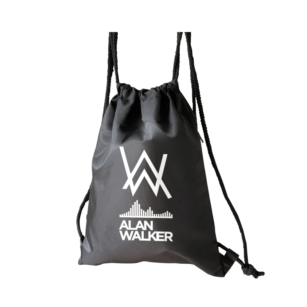 Alan Walker drawstring bag for students going to school or going out, durable and beautiful fabric at cheap price