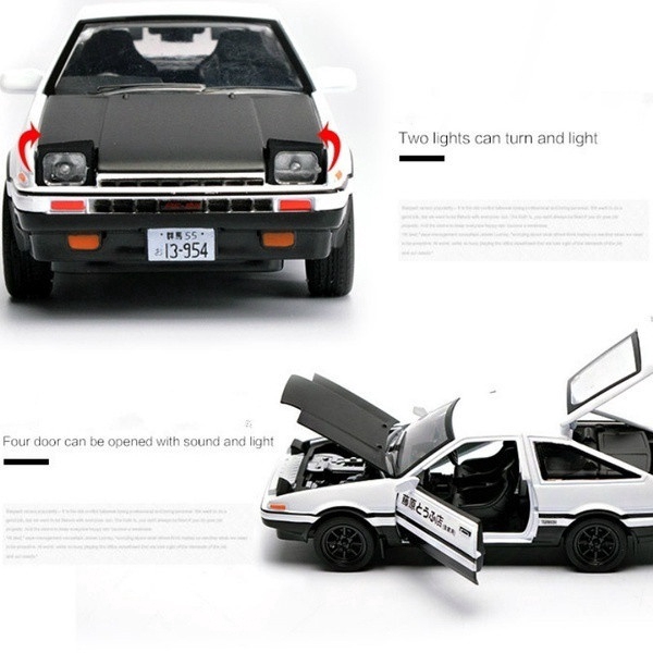 Yxy Ready Stock 1 32 Toyota Ae86 Metal Car Model Toy Music Sound Function Birthday Holiday Gift Alloy Cars Model Shopee Malaysia - roblox jailbreak ae86