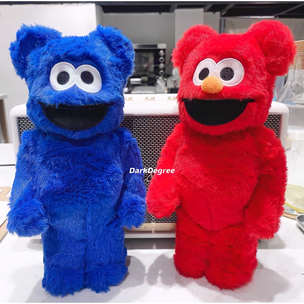 BEARBRICK x Sesame Street 400% 1:1 Superb Quality Cookie Monster