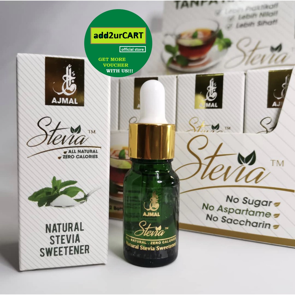 AJMAL Stevia Sugar Gula Semulajadi I Stevia Sweetener 100 ORIGINAL Shopee Malaysia