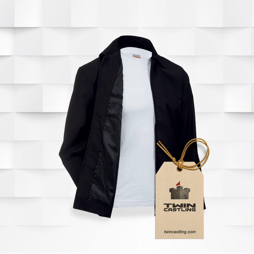 CEO Boss Jacket Embroidery - Sulam Logo & Nama - Twin Castling