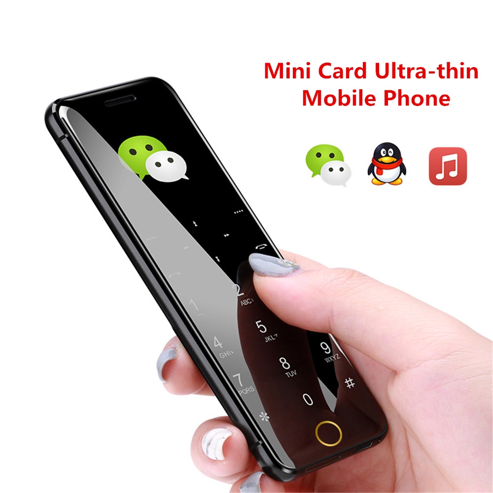 Ultrathin Metal Body Yepen N2 Mini Card Mobile Phone 1 67 Double Mirror Touch Keypad Cellphone Shopee Malaysia