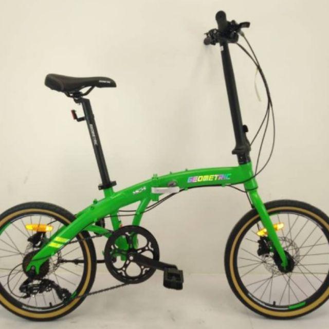 geometric folding bike