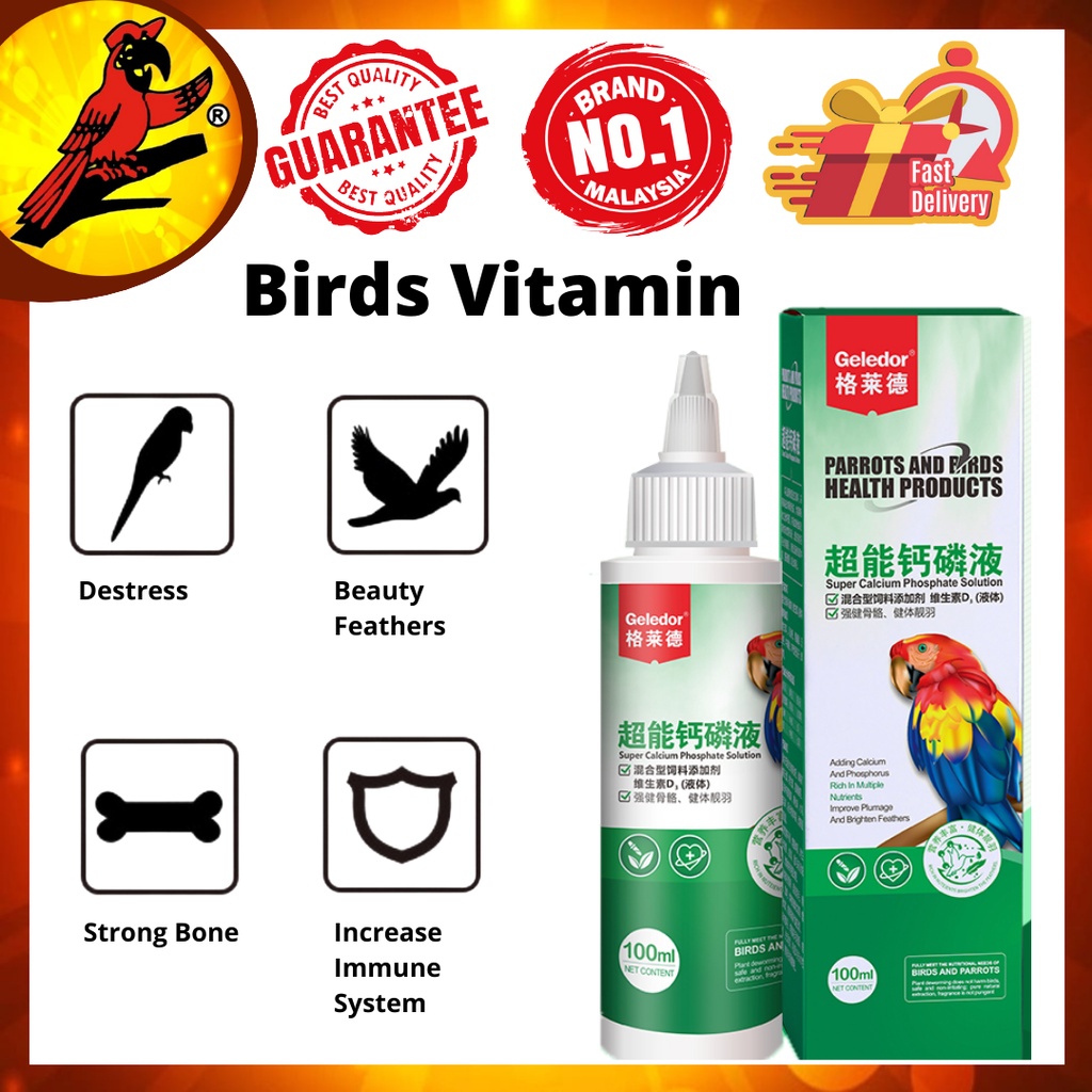 MPT Bird Vitamin Burung Murai Batu Parrot Vitamin Burung Semua Jenis