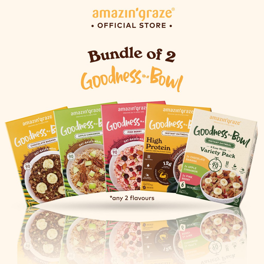 [Bundle of 2] Amazin' Graze Goodness Bowl (2 x 240g)