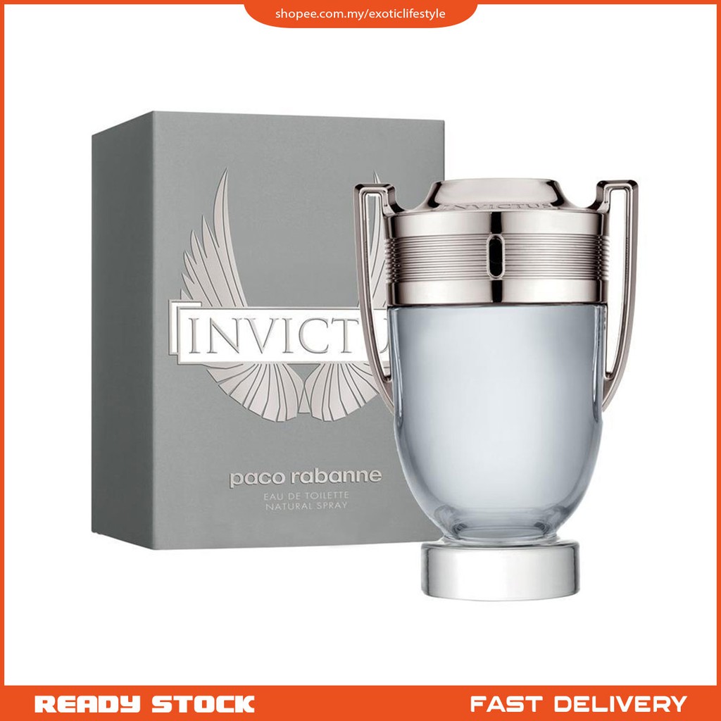 Invictus Cologne By PACO RABANNE FOR MEN Eau De Toilette 100ml EDT