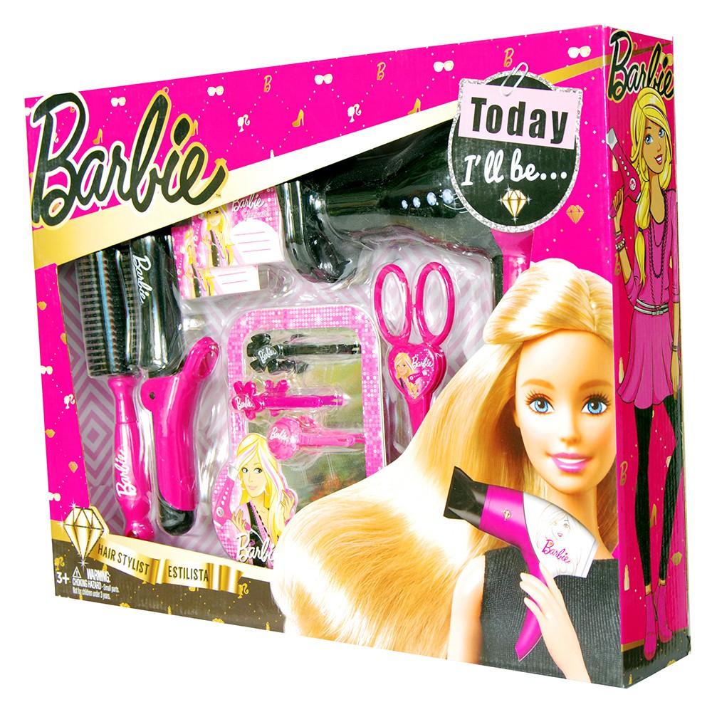 barbie hair cutting salon