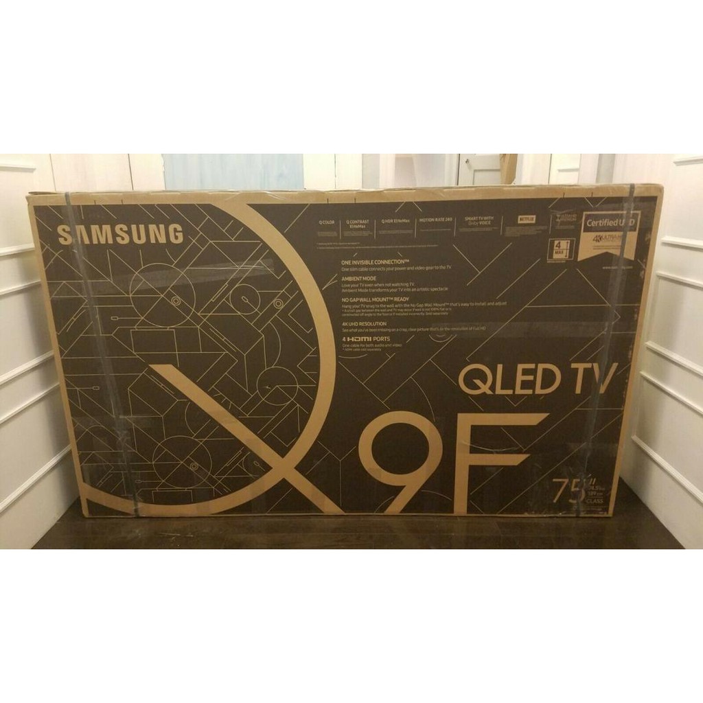 FLASH SALES!!! Brand New Samsung 75-Inch 4K Ultra HD Smart (QLED) TV [QN75Q9FNAFXZA - 2018 Model; BLACK]