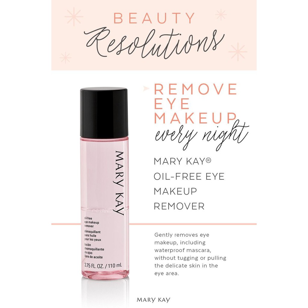 Mary Kay Authentic Oil Free Eye Makeup Remover 100 New Shopee Malaysia