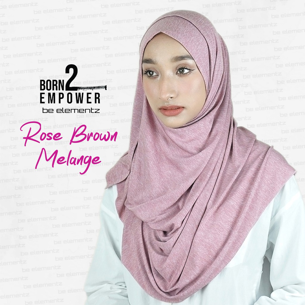 Muslimah Born2Empower Hijab Instant Duo Antiviral Scarves / Tudung Sarung Terus Tutup Aurat WVS0002