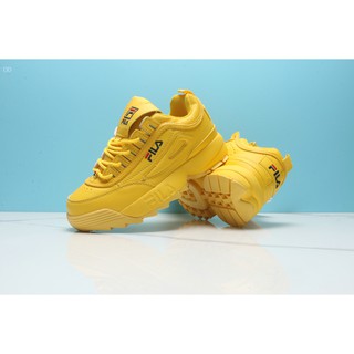 men yellow fila shoes