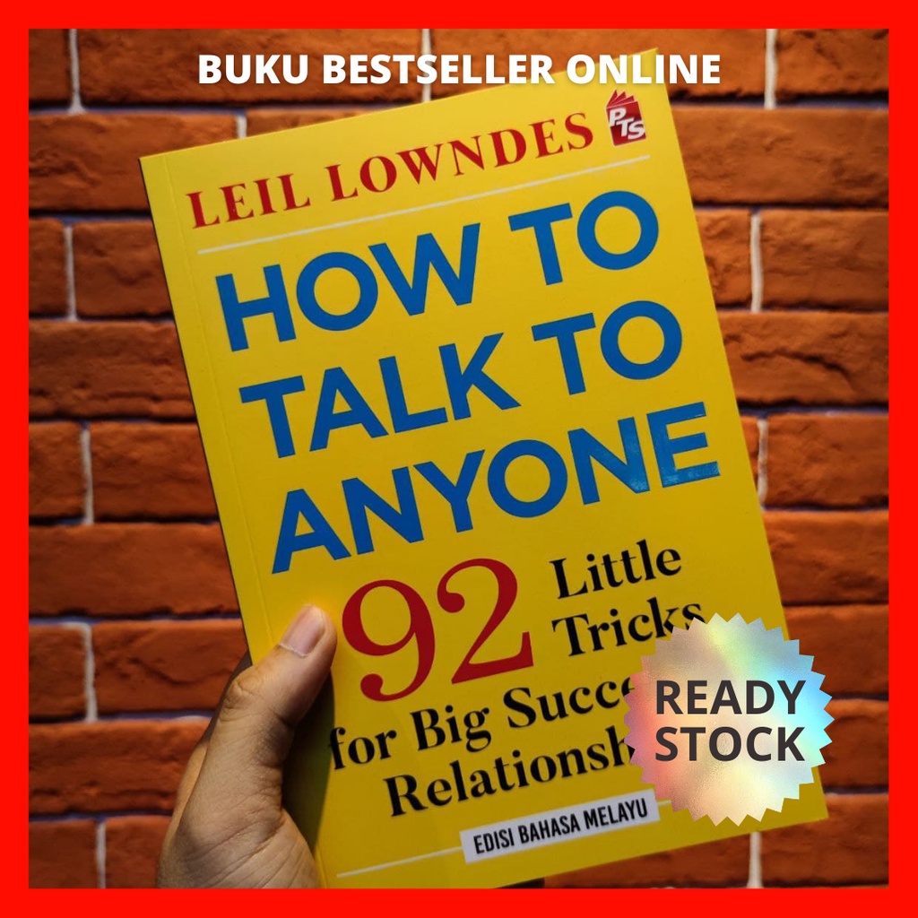 Buy How To Talk To Anyone : Edisi B.Melayu (PTS) - Buku panduan 