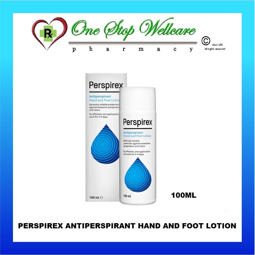 PERSPIREX ANTIPERSPIRANT HAND AND FOOT LOTION 100ML (EXP 08/2025) Shopee Malaysia