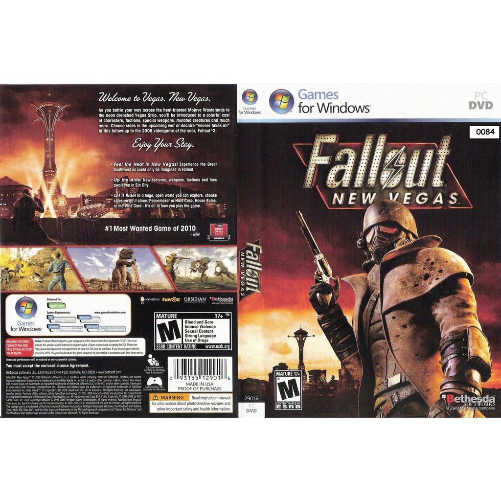 Pc Fallout New Vegas Ultimate Edition Shopee Malaysia