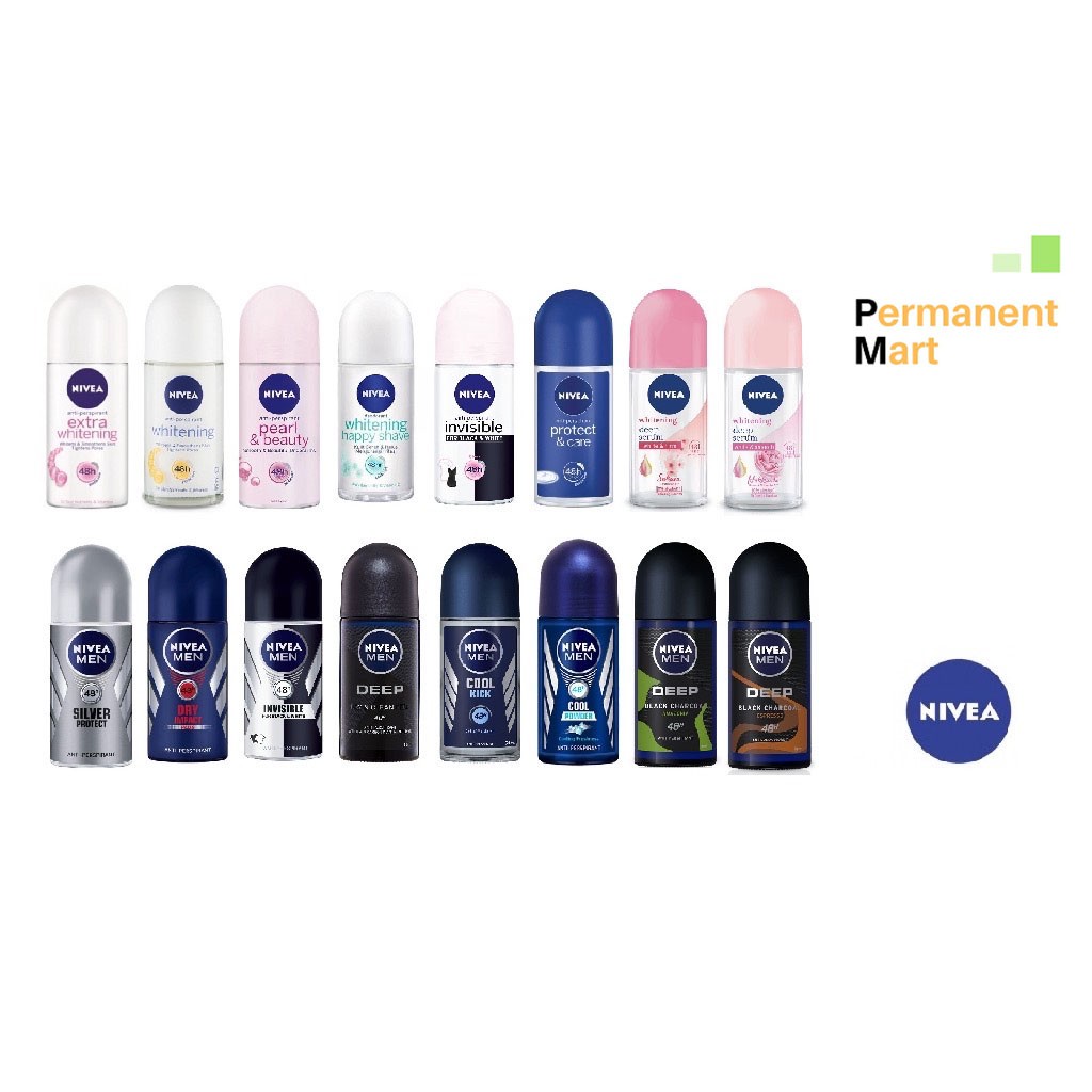Nivea Deodorant roll on 50ml+25ml Shopee Malaysia
