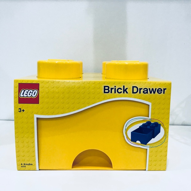 Lego 40051732 Storage Drawer 2x2 Yellow Shopee Malaysia