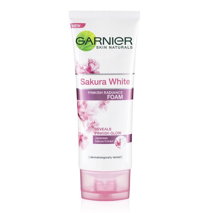 Garnier Pencuci Muka Foam Cleanser Facial Wash 100 Ml Light Complete Sakura White Pure Active Fruit Shopee Malaysia