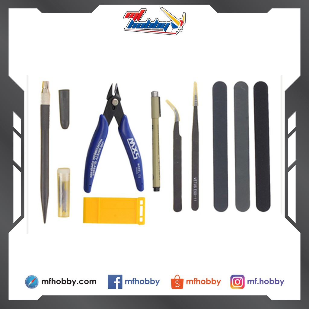 Gundam Tool - Basic Tool Set VT-032 | Shopee Malaysia