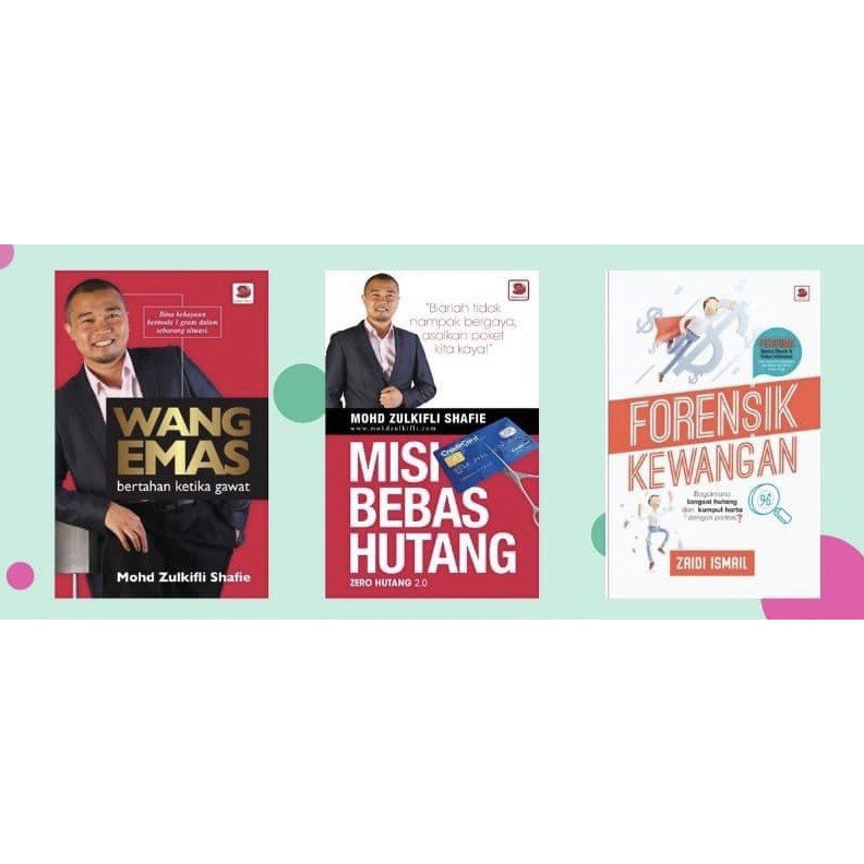 (READY STOCK) BUKU FORENSIK KEWANGAN MISI BEBAS HUTANG WANG EMAS