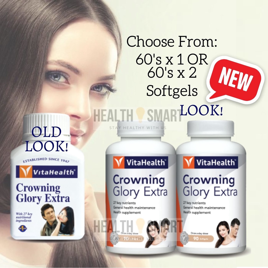 VitaHealth Crowning Glory Extra [90's/90'sx2] Vita Health | Shopee Malaysia