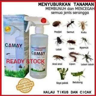 CAMAY SPRAY KUTU LICE NATURAL SPRAY WITH 🎁  Shopee Malaysia