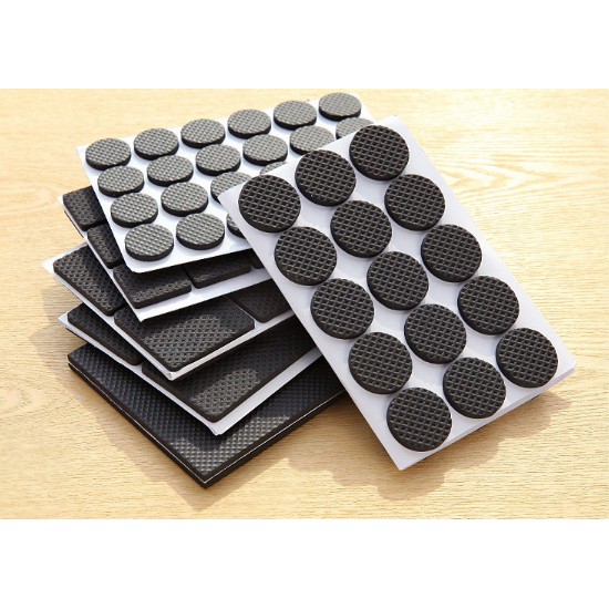 48 Pieces Round Shape Thickened Non Slip Table And Chair Foot Pad