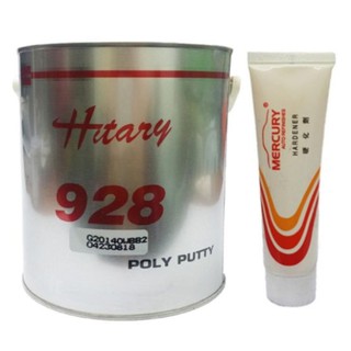 L Mall 5KG HITARY 928 POLY CAR PUTTY CEMENT With HARDENER GREY/BROWN ...