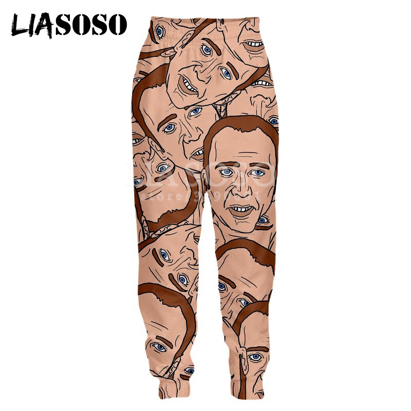 nicolas cage sweatpants