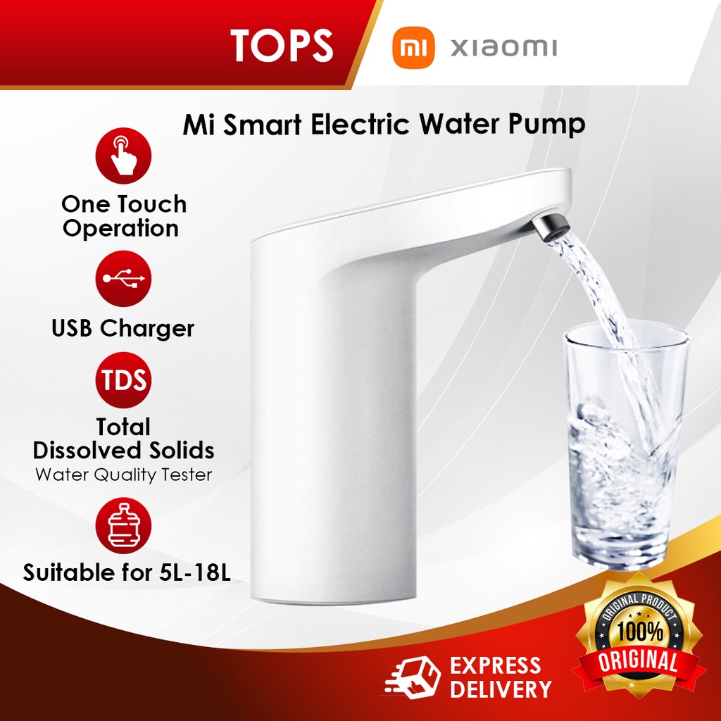 Xiaomi Pam Air Automatic Mineral Water Dispenser USB Pump Drinking Bottle Automatik Bateri Penyedut Tong Mini Botol