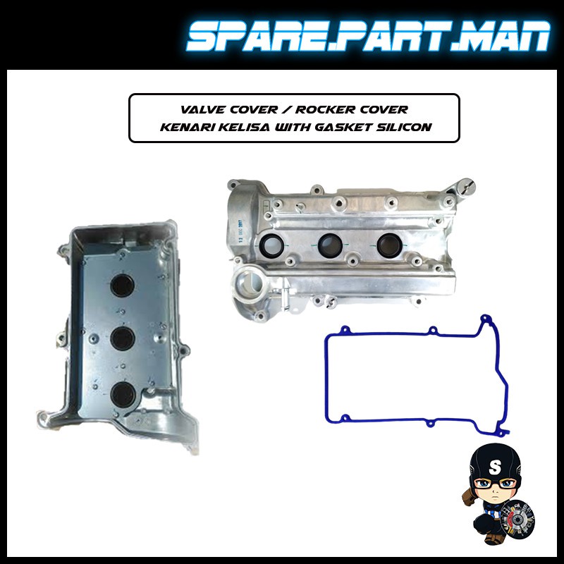 Automobile Valve Cover / Rocker Cover Kenari Kelisa with Gasket Silicon