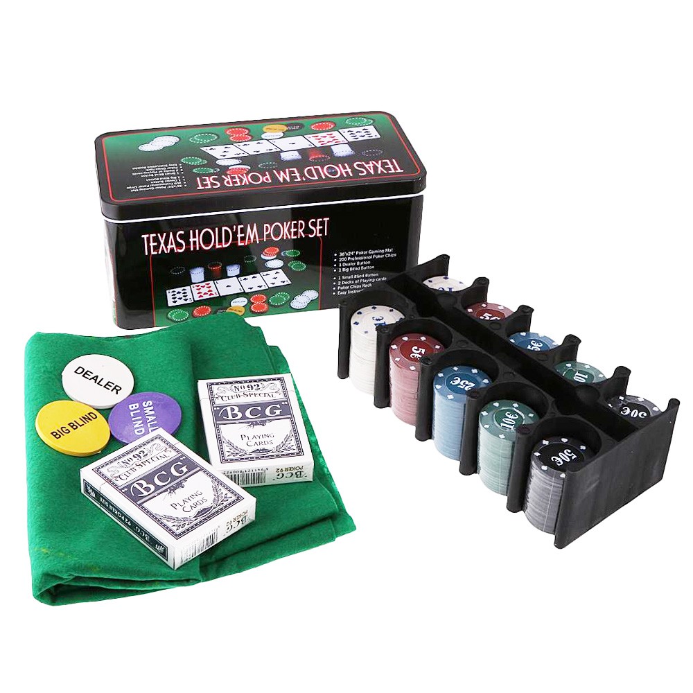 Dwars zitten overschrijving Brawl Texas Holdem Poker Set With Metal Box [24x11x10cm] #OGM-001 | Shopee  Malaysia