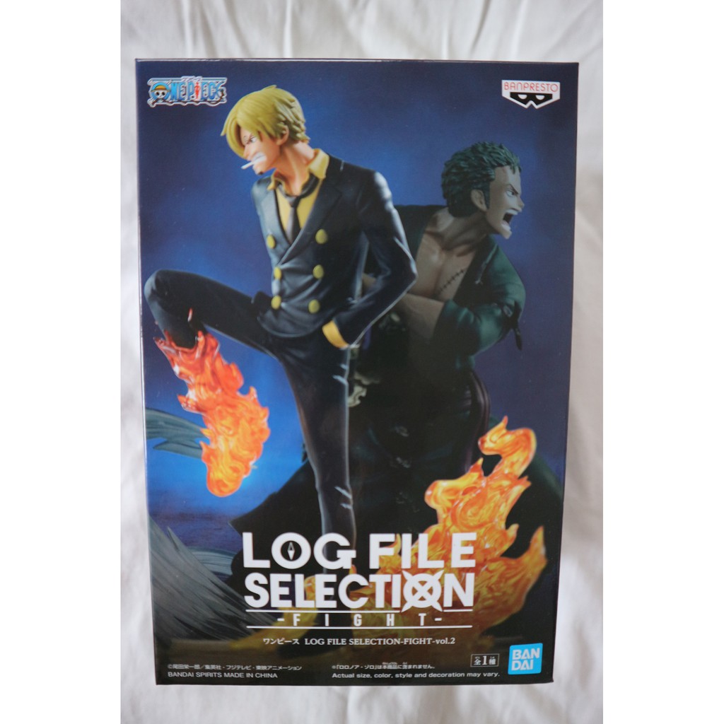 Banpresto One Piece Log File Selection Fight Vol 2 Sanji Shopee Malaysia