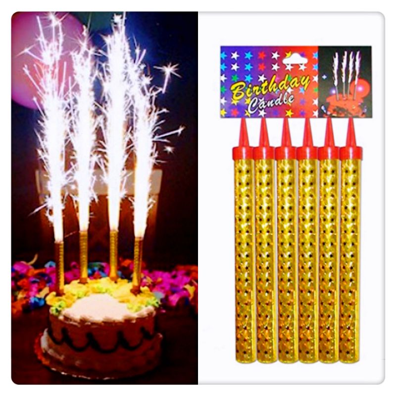 (6pcs) Birthday Candle Firework Candle READY STOCK! Birthday