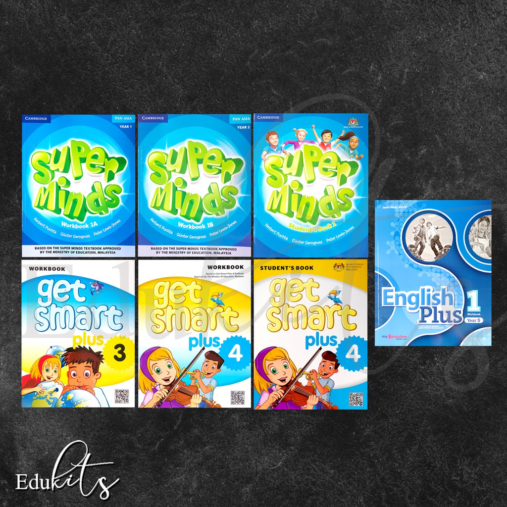 Buy Super Minds Get Smart Sjkc Sk English Work Book Year 1a 1b Year 3 4 Text Book Year 1 Year 4 Year 5 English Seetracker Malaysia
