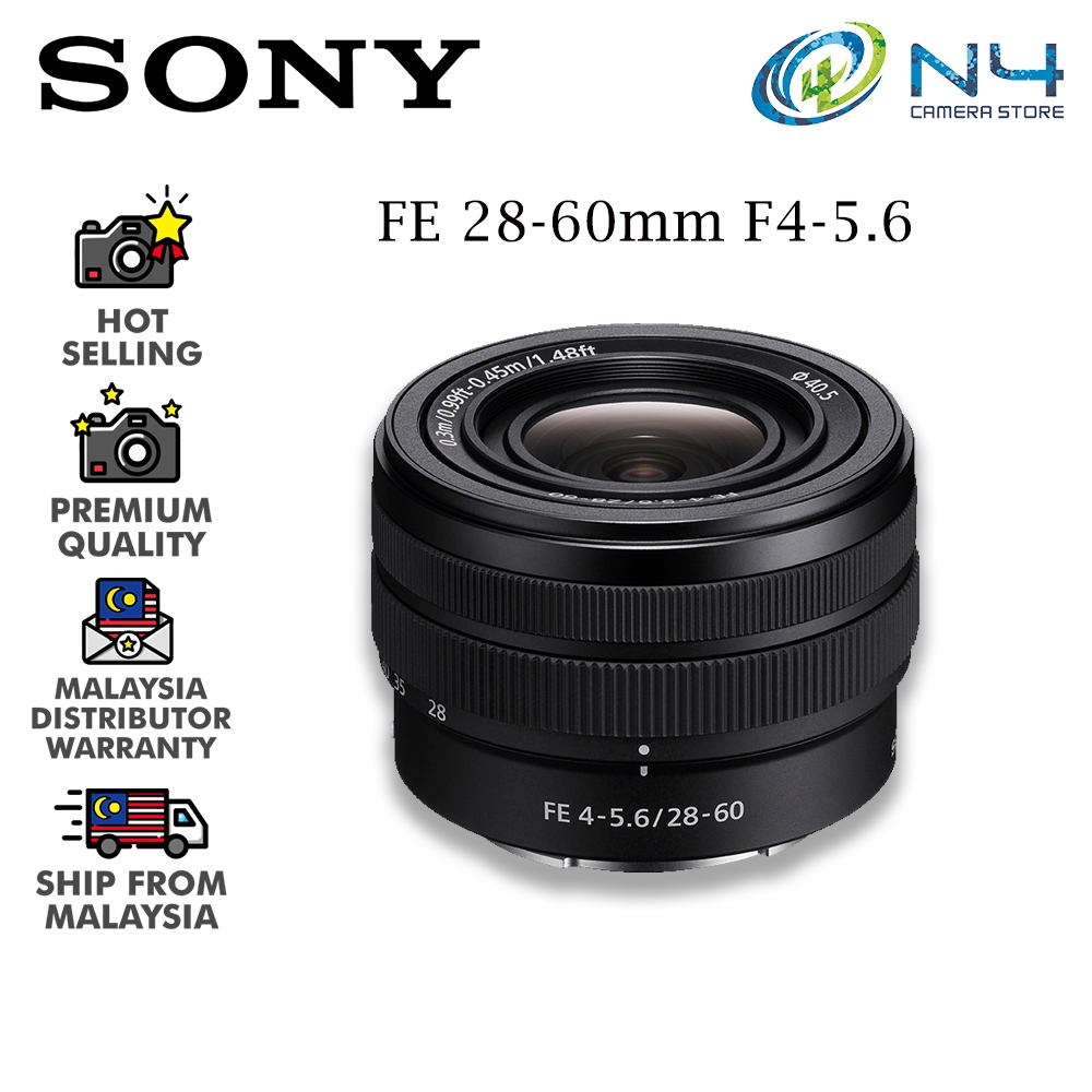 Sony Lens FE 28-60mm F4-5.6 SEL2860 Small Light and full-frame