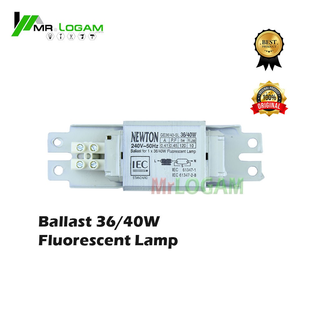 Choke/Ballast Fluorescent Lamp Tube 36W40W Newton Choke Ballast Shopee Malaysia