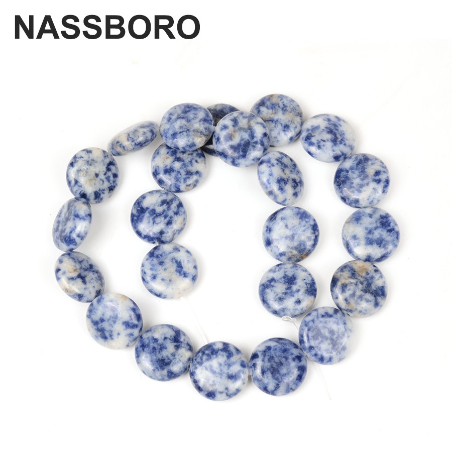 flat stone beads