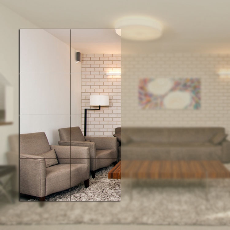 Frameless Floor Mirror Long Mirror Bathroom Mirror Home Full Body