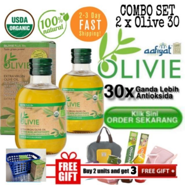 Olive Oil 30 plus Olive House 250ml + extra freegift 